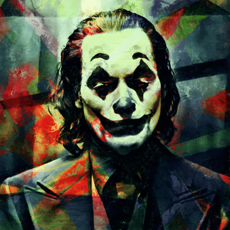 Joker - Joaquin Phoenix Mixed Media by SampadArt Gallery - Fine Art America