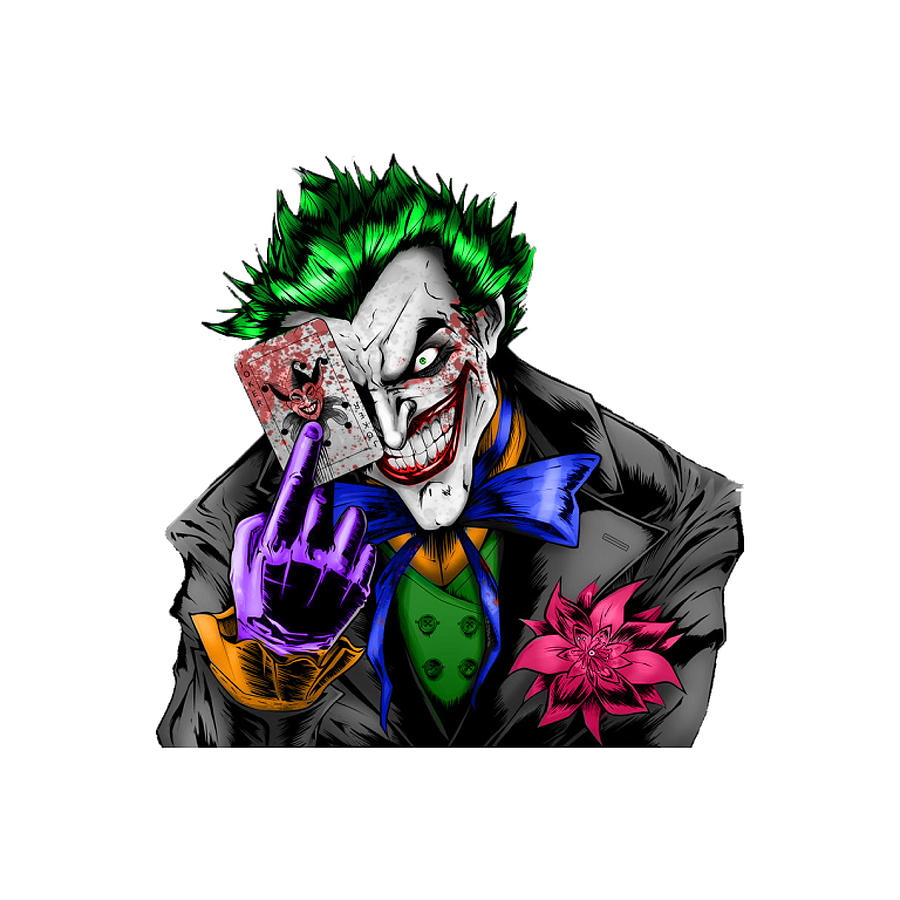 Joker Digital Art by Kevin ECKHARDT - Fine Art America
