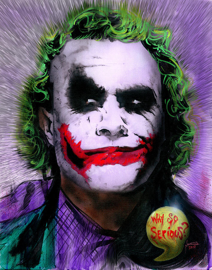 Joker Mixed Media by Luis Navarro - Fine Art America