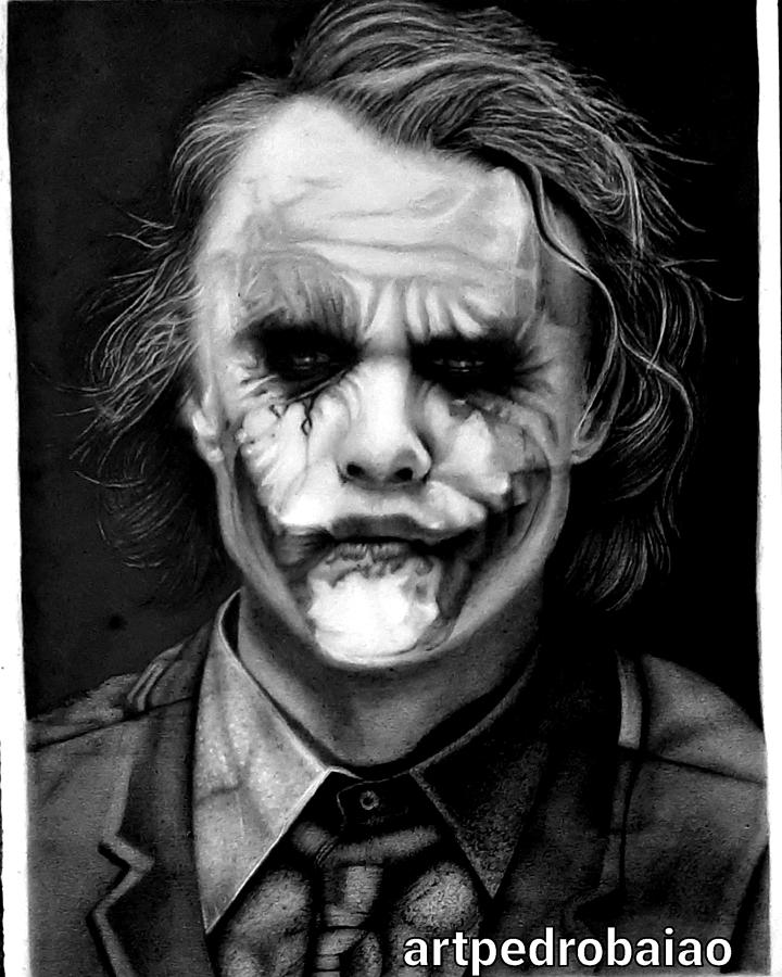 Joker Drawing by Pedro Baiao - Fine Art America