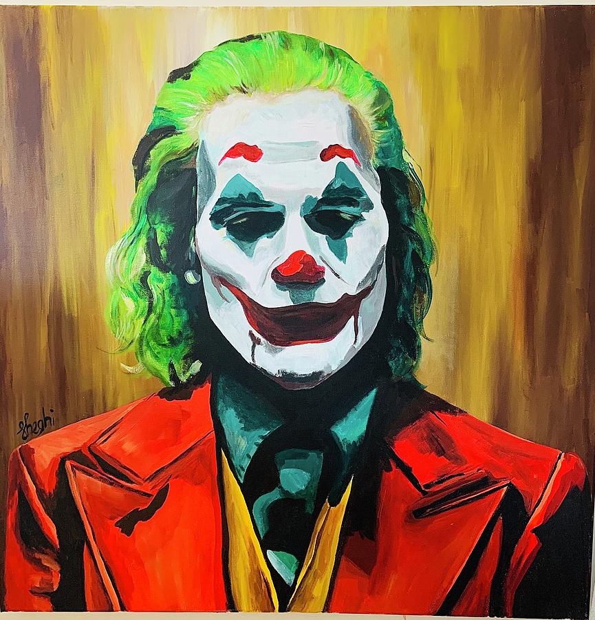 Joker Painting by Shaghayegh Daneshnia