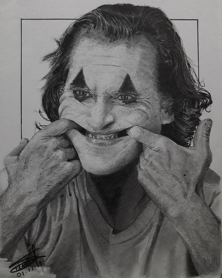Joker Drawing By Sumit Mondal