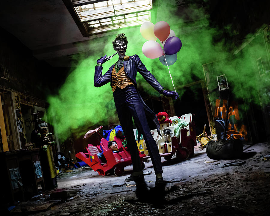 Toy Photograph - Joker - Welcome by Blindzider Photography
