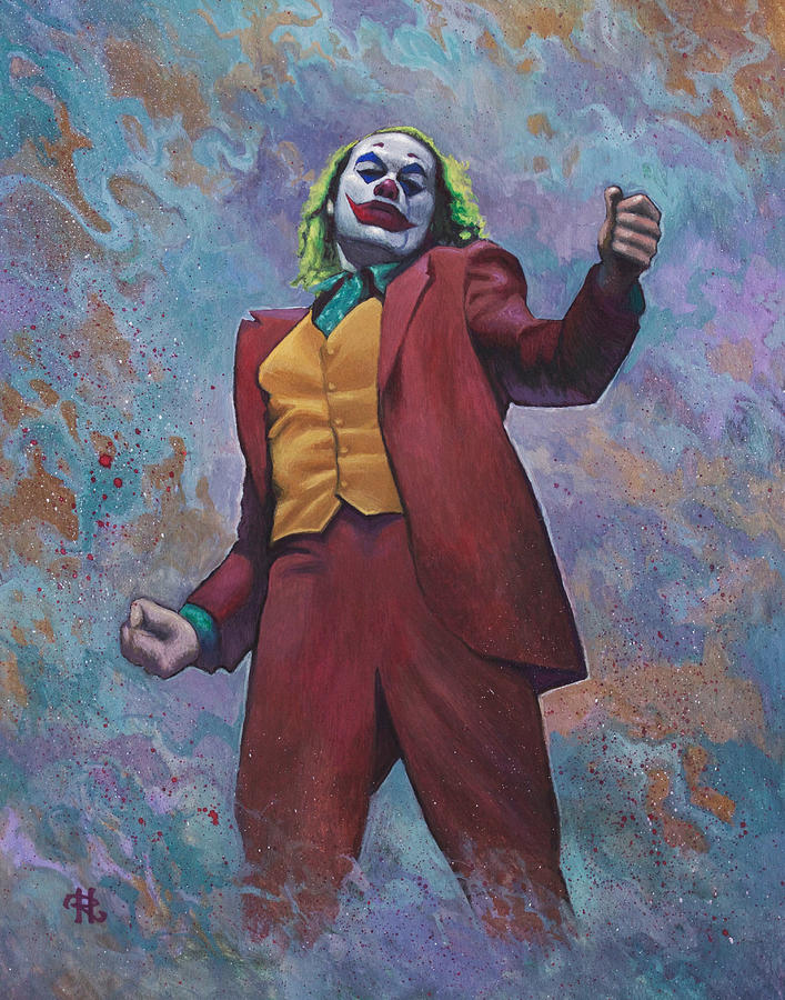 Joker's Descent Painting by Ryan Hill - Fine Art America