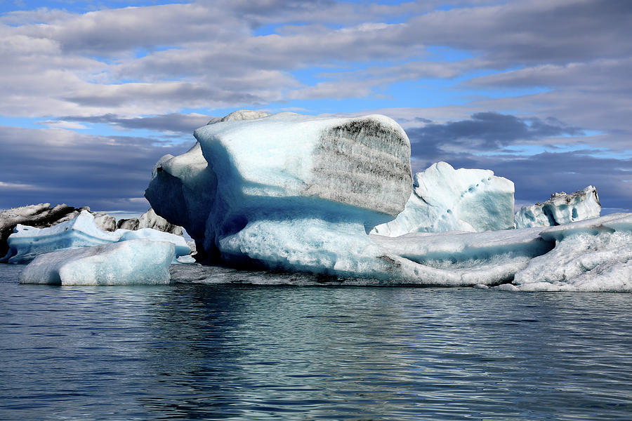 Jokulsarlon Iceberg Lagoon Iceland #3 Photograph by Richard Krebs