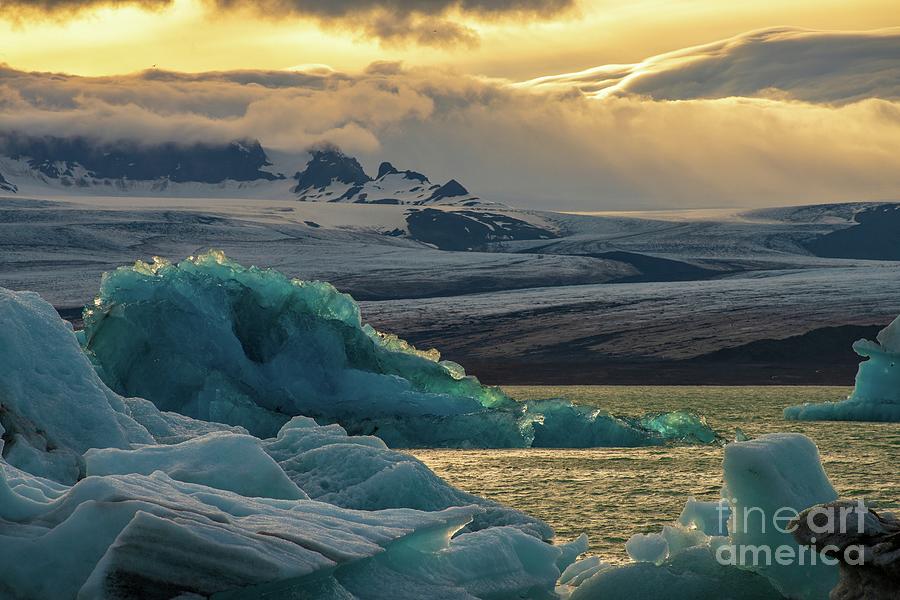 Jokulsarlon Iceland Glacial Ice Lagoon Splendor Photograph