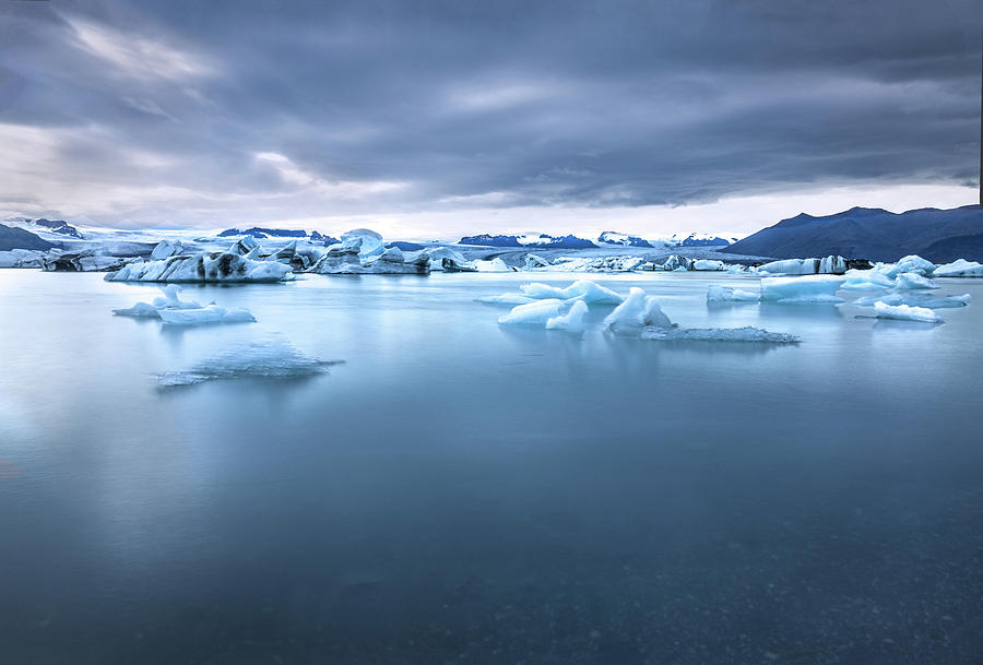 Jokulsarlon Lagoon Ice Photograph by Rick Strobaugh