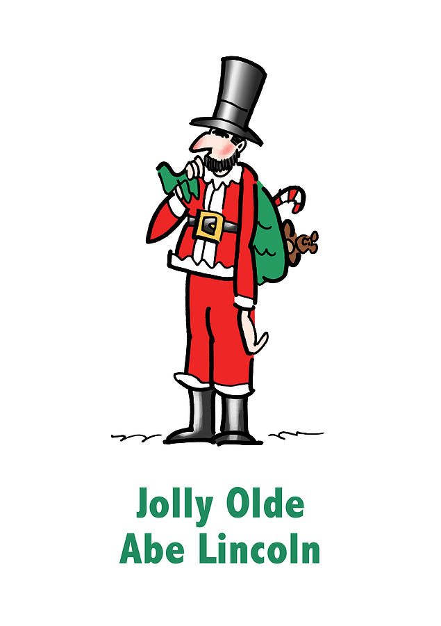 Jolly Olde Abe Digital Art by Mark Armstrong