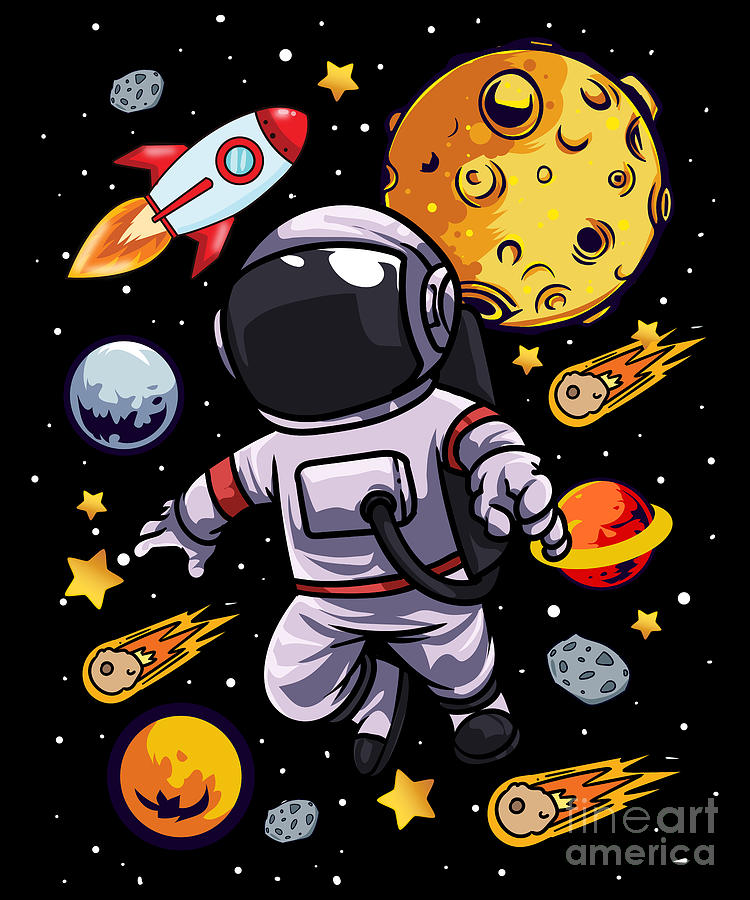 astronaut art