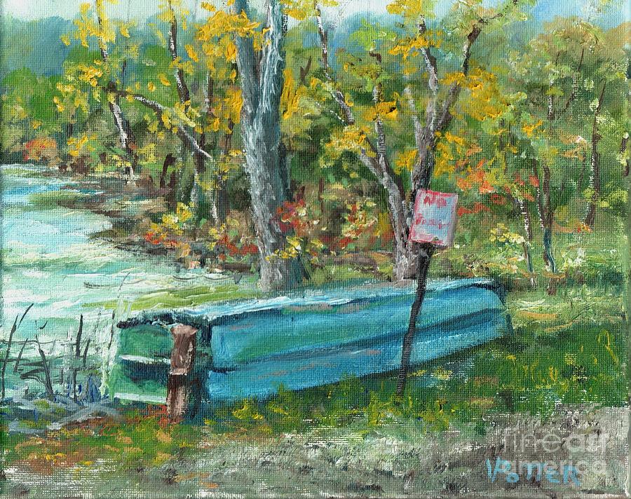 Jon Boats Painting by Virginia Potter