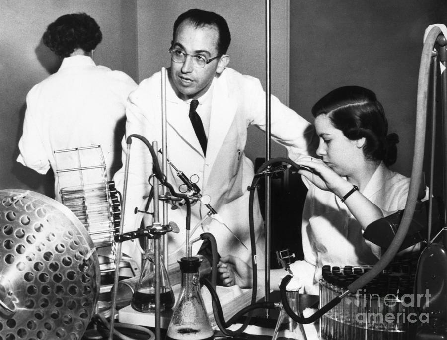 Jonas Edward Salk Photograph by Granger