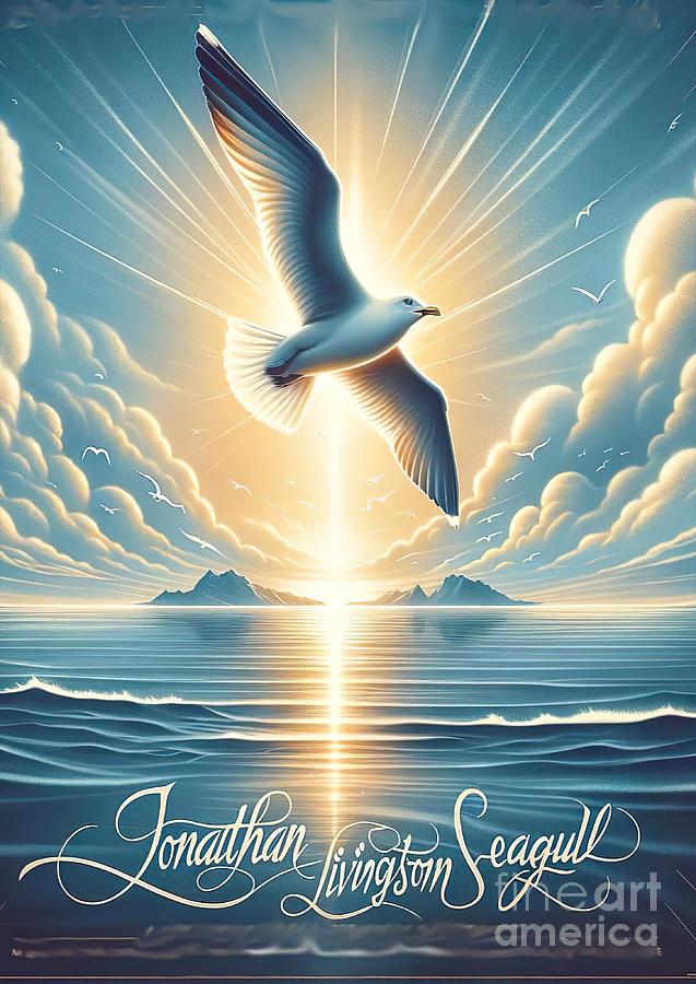 Jonathan Livingston Seagull music poster Digital Art by Movie World Posters