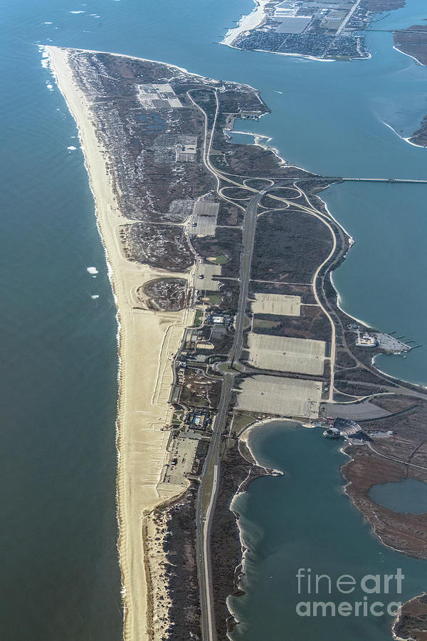 Jones Beach State Park in Wantagh, New York Aerial View Photograph by ...