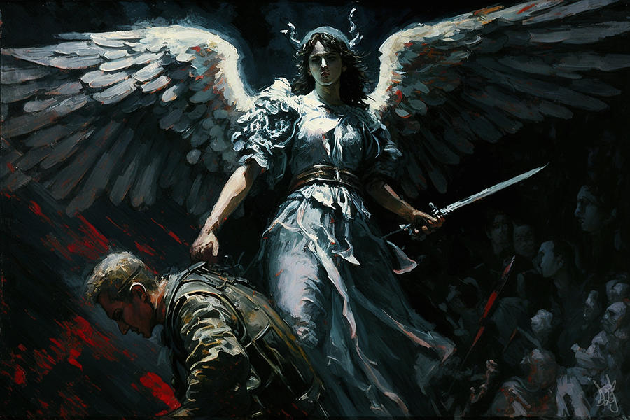 Jophiel the Avenging Angel Digital Art by Jackson Parrish