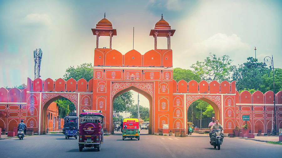 Jorawar Singh Gate, Jaipur Photograph by La Moon Art Fine Art America