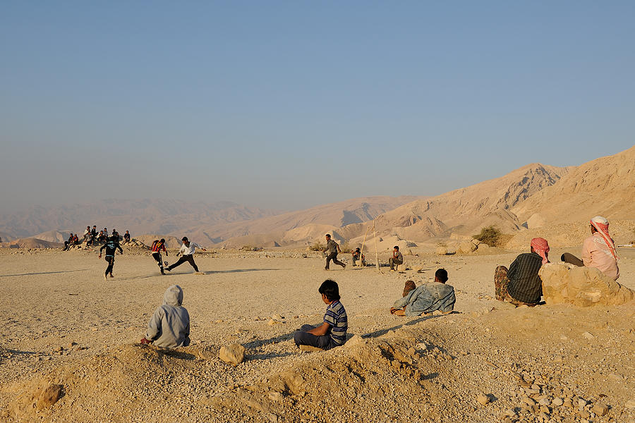 Jordan - Bedouin camp along the road 50 Photograph by Massimo Mazzotta