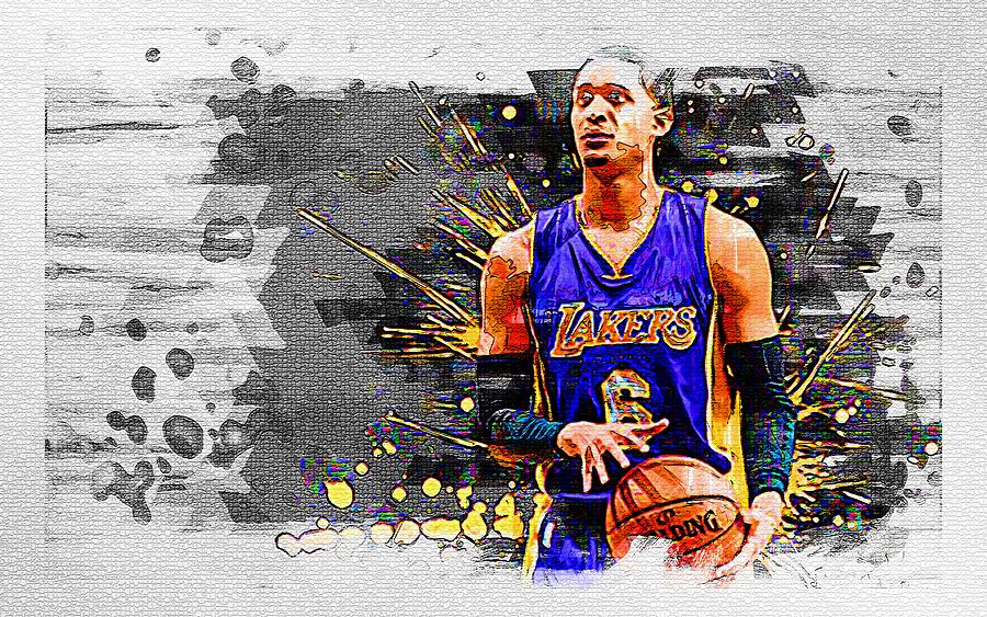 Jordan Clarkson Basketball Nba Los Angeles Lakers La Mixed Media by ...