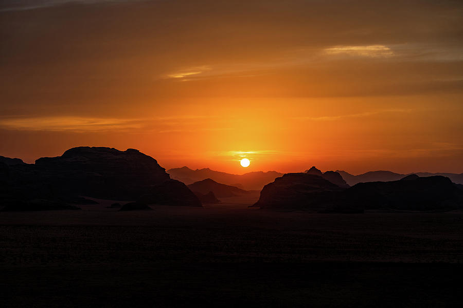 Jordan Desert Sunset Photograph by Sander Spreeuwenberg - Pixels