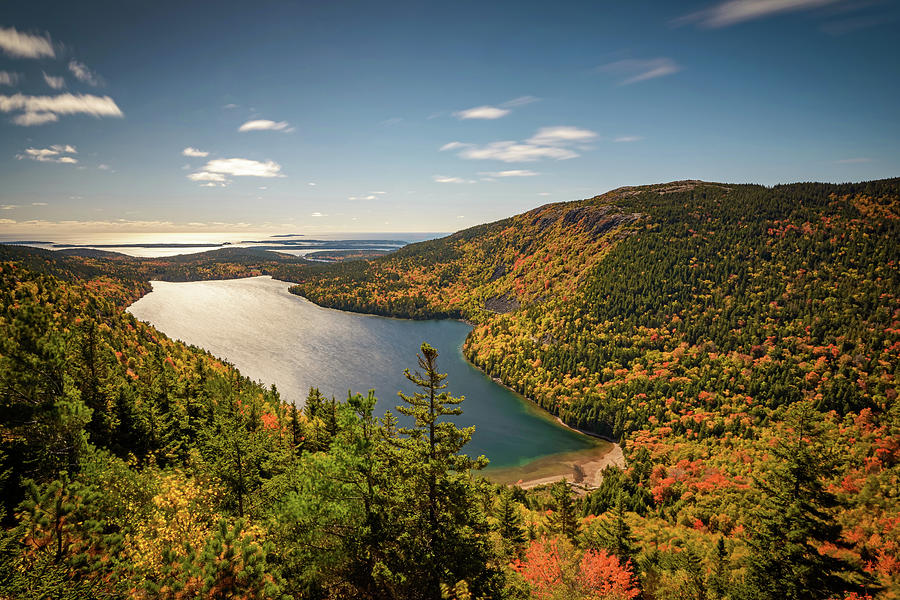 Jordan Pond Autumn Acadia National Park Maine Photograph By Christopher