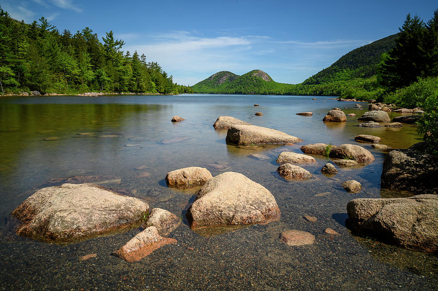 Jordon Pond In Acadia National Park #2 Photograph by Rodger Crossman ...