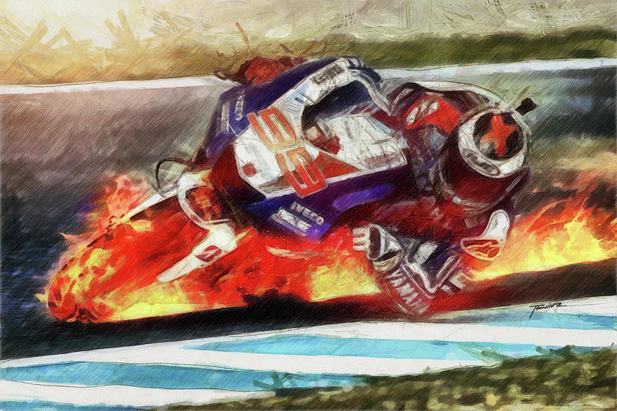 Jorge Painting by Tano V-Dodici ArtAutomobile