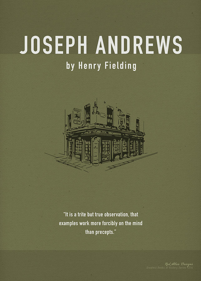 Joseph Andrews By Henry Fielding Greatest Books Ever Series Minimalist ...