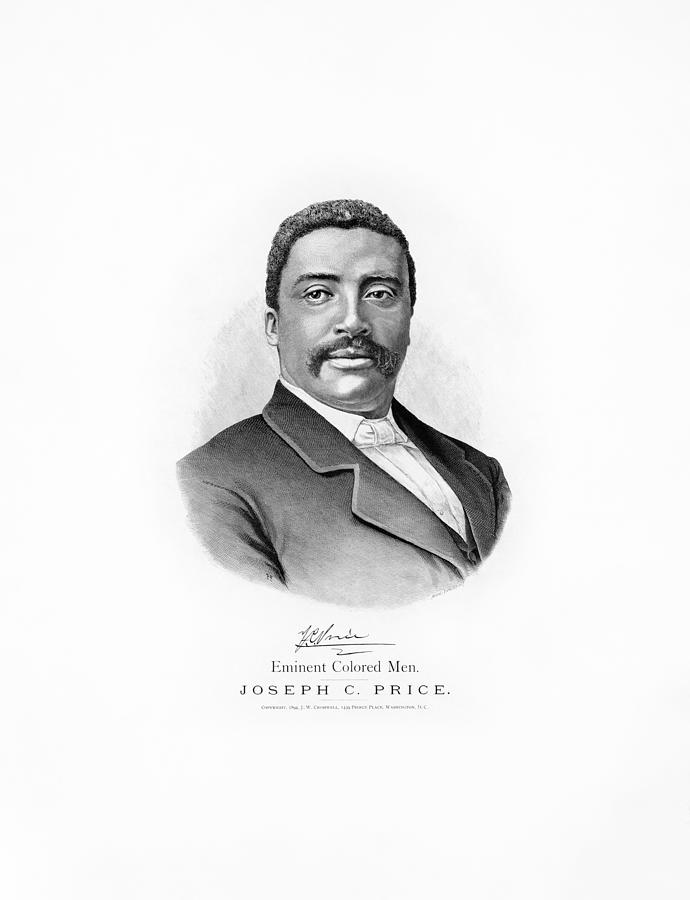 Joseph Charles Price - Eminent Colored Men - 1894 Drawing by War Is Hell Store