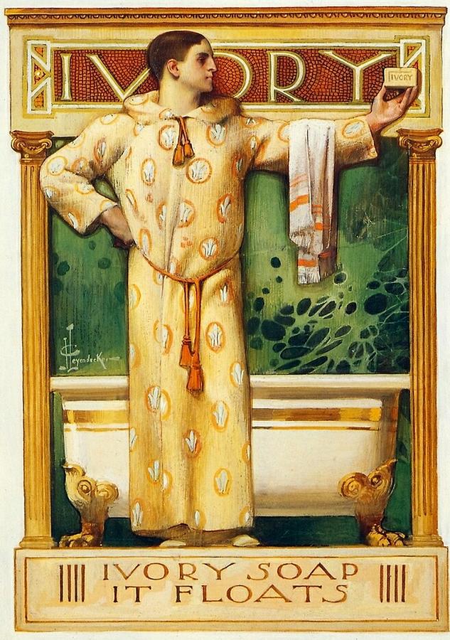 Joseph Christian Leyendecker Ivory Soap It Floats Ivory Magazine 1900 Painting By Joseph