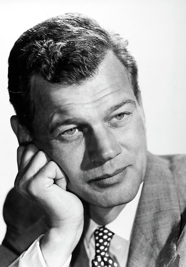 JOSEPH COTTEN in HALF ANGEL -1951-, directed by RICHARD SALE. Photograph by Album