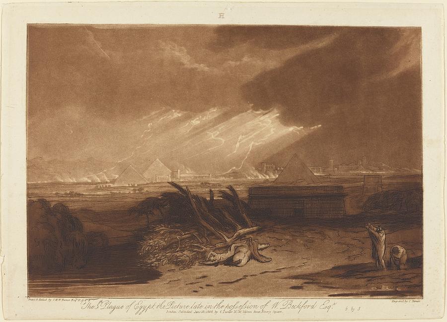 JOSEPH MALLORD WILLIAM TURNER AND CHARLES TURNER The Fifth Plague of ...