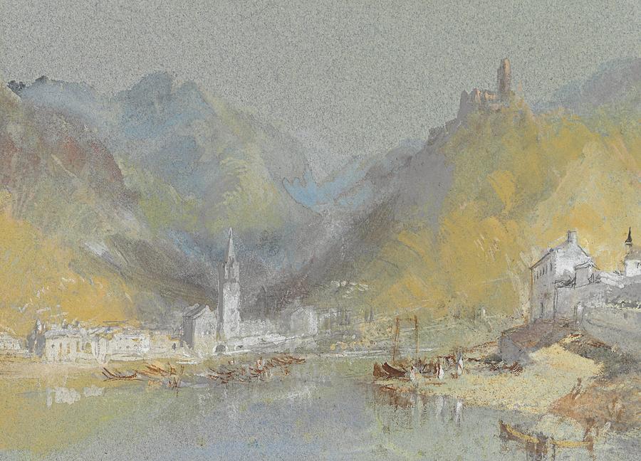 Joseph Mallord William Turner Paintings On The Mosel  Bernkastel Kues And The Landshut Germany Painting