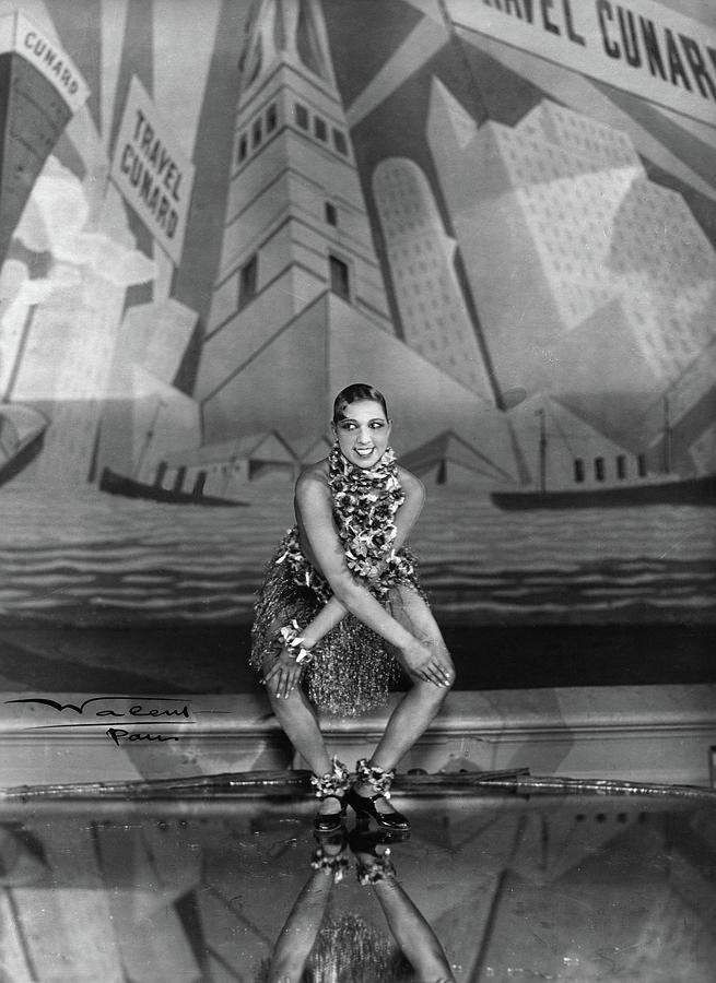 Josephine Baker, 1926 Painting by Stanislaus Julian Walery | Pixels