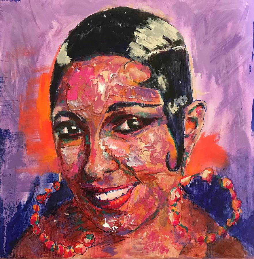 Josephine Baker Painting by Christie Keele