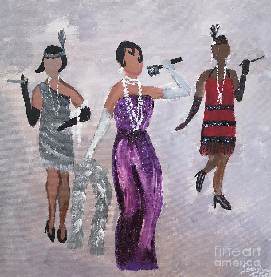 Josephine Baker Painting by Jennylynd James
