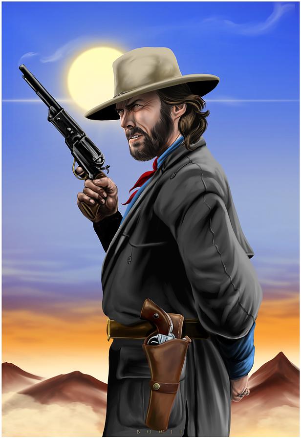 JOSEY Wales Digital Art by Damon Bowie - Fine Art America