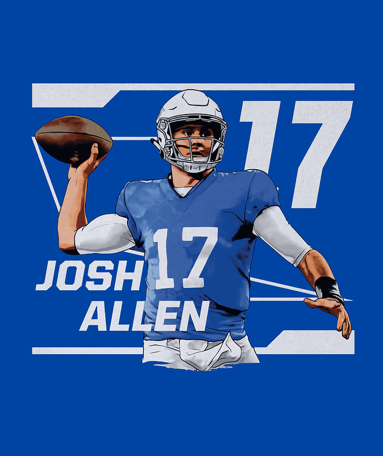 Josh Allen Hurdle Digital Art by Kelvin Kent - Pixels