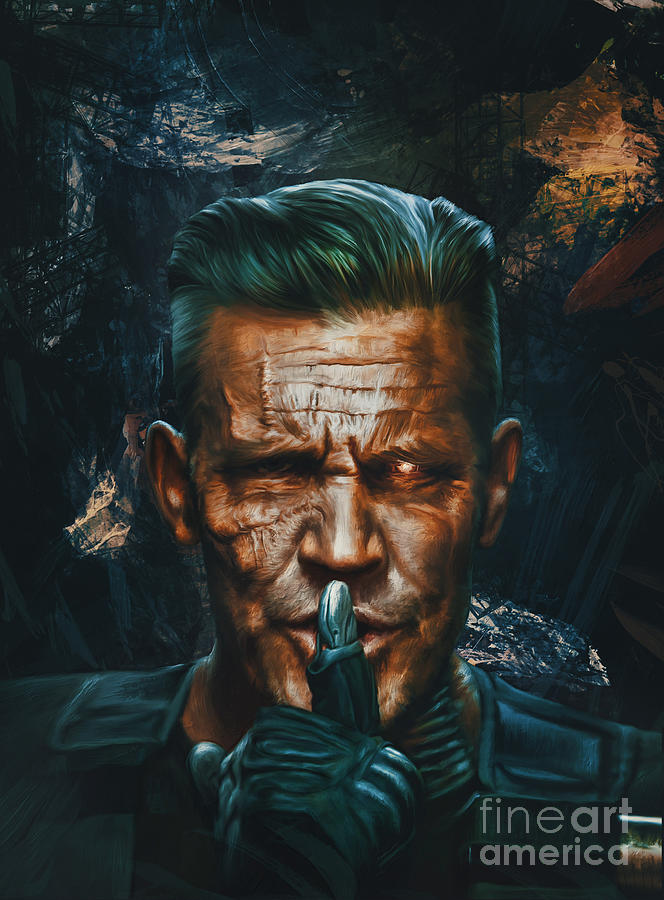 Josh Brolin Digital Art By Andrzej Szczerski - Fine Art America