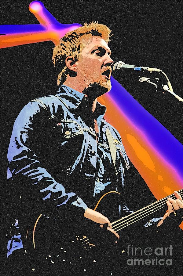 Josh Homme QOTSA Painting by Jacob Price - Fine Art America