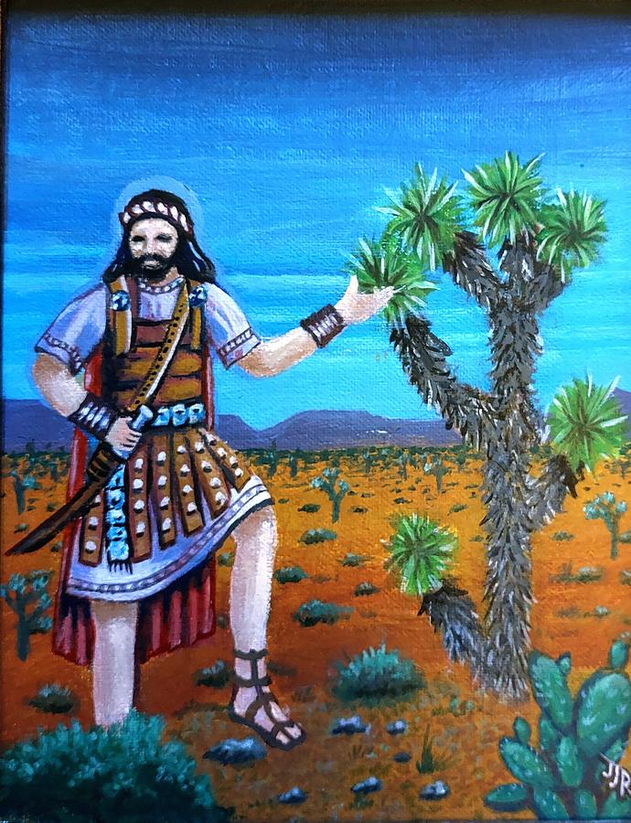 Joshua, and the Joshua Tree Painting by James RODERICK