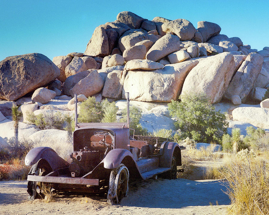 Joshua Tree Abandoned Car Photograph by Alex Snay Pixels