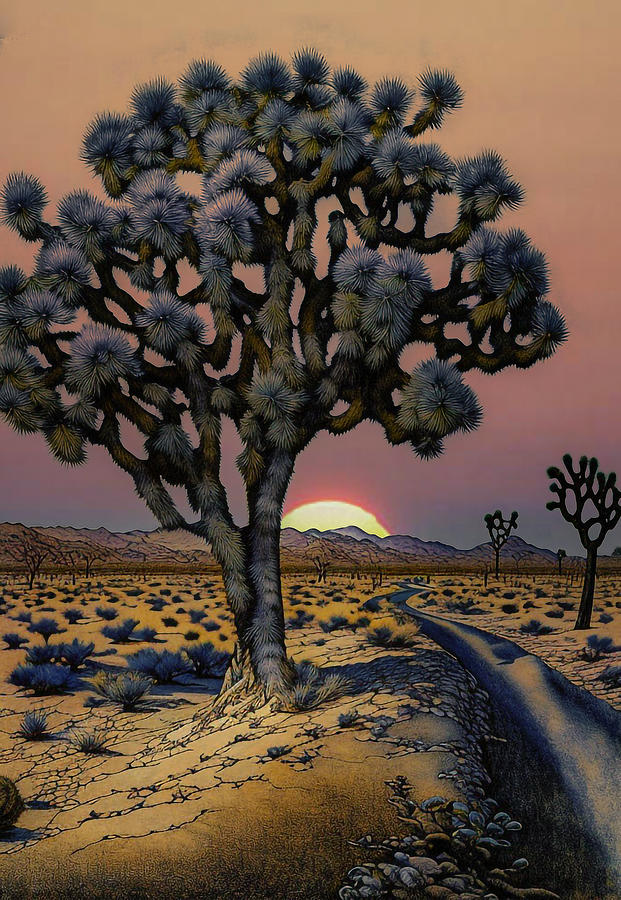 Joshua Tree Digital Art by Jim Painter Fine Art America