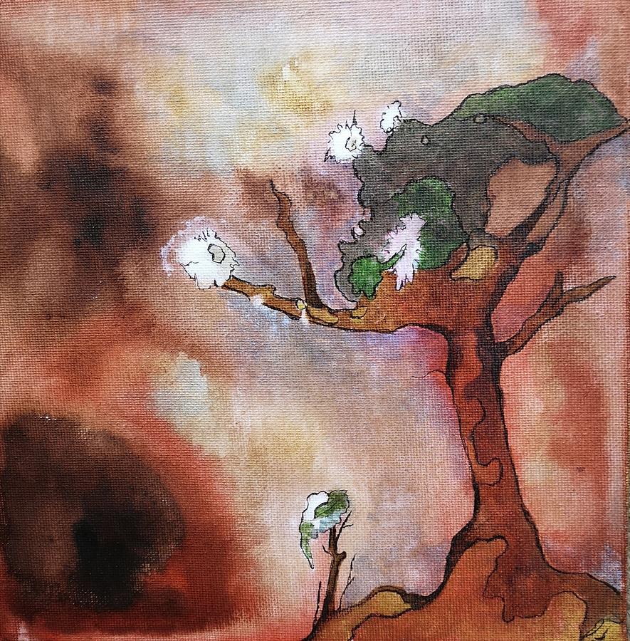 Joshua Tree Painting by Pat Purdy
