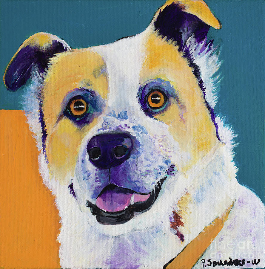 Dog Painting - Josie by Pat Saunders-White