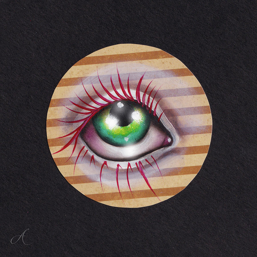 Josies Eye  Painting by Abril Andrade