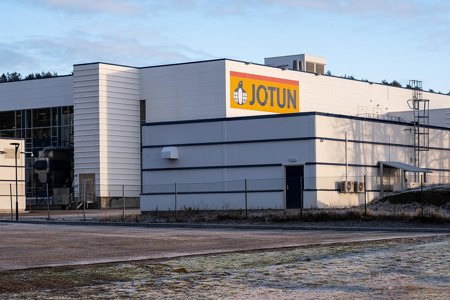 Jotun paint main factory in Sandefjord Norway Photograph by Finn Bjurvoll Hansen