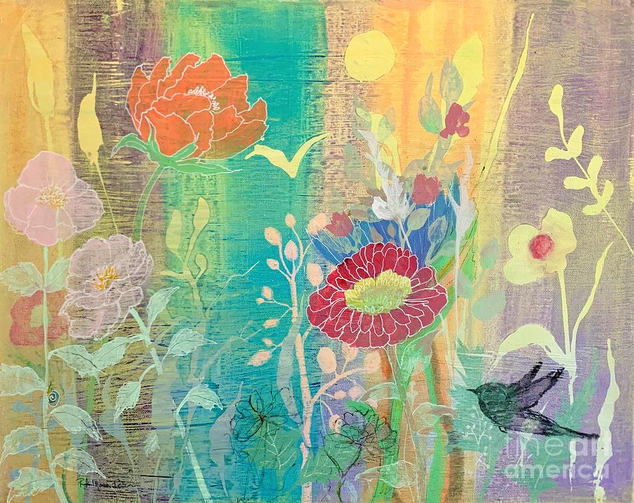 Flower Painting - Journaling Joy by Robin Pedrero