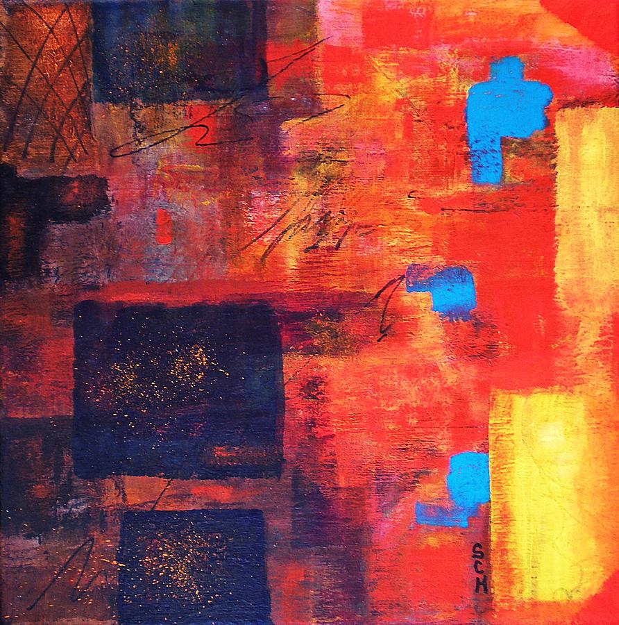 Abstract Painting - Journey From Winter Solstice To Spring Equinox by Scott Haley Abstract Painting - Journey From Winter Solstice To Spring Equinox by Scott Haley