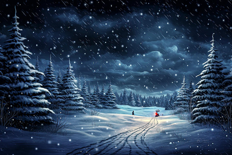 Journey Home for the Holidays Digital Art by Bill Posner