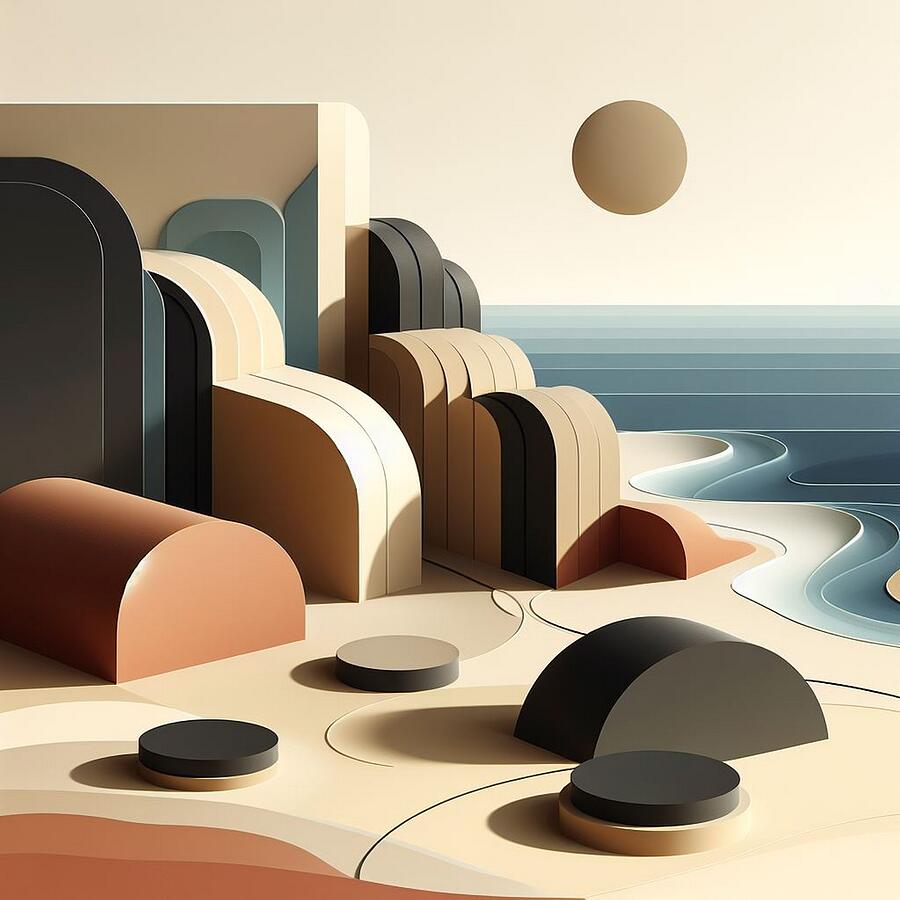 Journey Through the Serene Abstract Realm Digital Art by Artfinity X Journey Through the Serene Abstract Realm Digital Art by Artfinity X