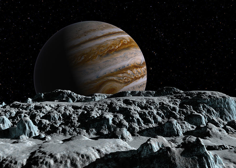 Jovian Giant rises Digital Art by David Robinson
